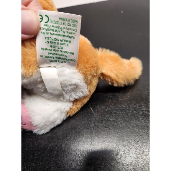 CPK Plush Cat With Pink Heart Speaker & Green Eyes Signed By Xavier Roberts - Picture 8 of 10